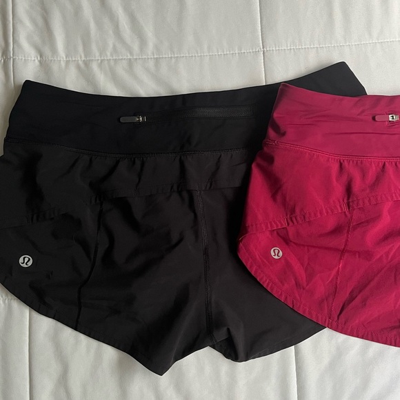 LULULEMON SHORT BUNDLE!!! Cute Lululemon shorts!! In brand new like condition!❤️ - Picture 3 of 4